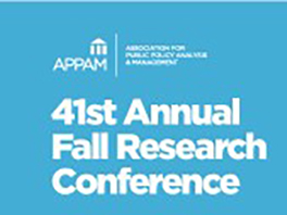 APPAM 41st annual research conference